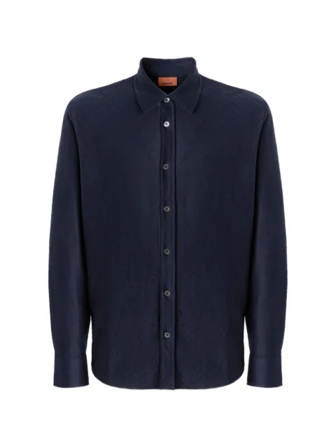 Missoni zigzag-pattern shirt Blue UC26SJ00BJ00LJ