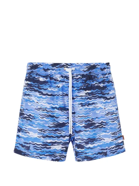 Missoni wave-pattern swim shorts Blue BS26SP00BW010S