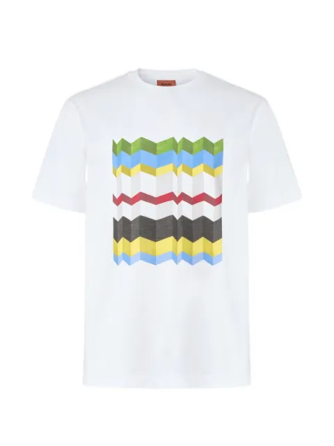 Missoni zigzag-graphic T-shirt White BS26SL00BJ00Q9