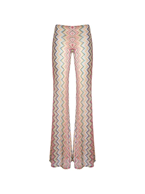 Missoni zig-zag trousers Neutrals MC25SI00BR015G