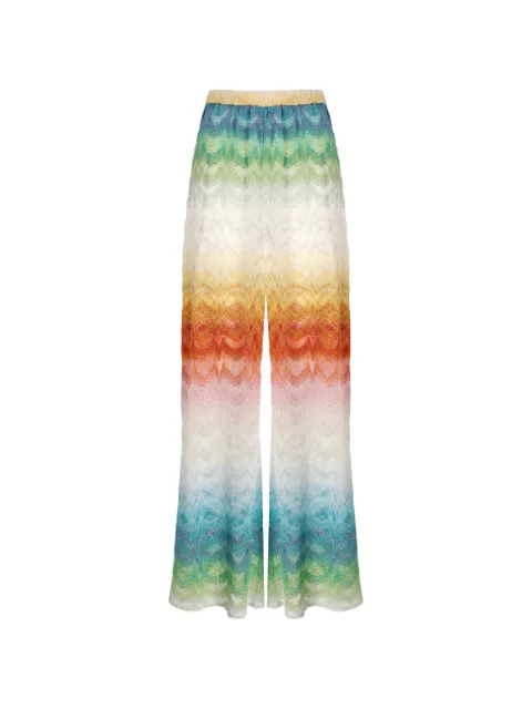 Missoni patterned trousers White MC25SI01BR014H