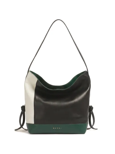 Marni leather Pod 2.0 small shoulder bag Black SCMP0086U3P8902
