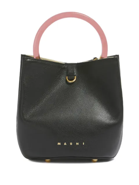 Marni Pannier ring-handle bucket bag Black SCMP0083U0P8915