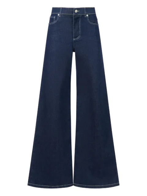 Marni deep blue stretch denim wide-leg jeans Blue PAJD0620S2USCY65
