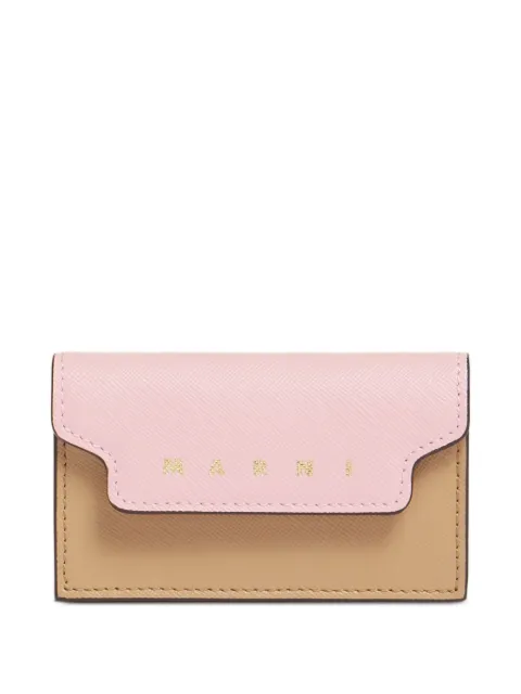 Marni saffiano leather wallet Pink PFMOT05U23LV520