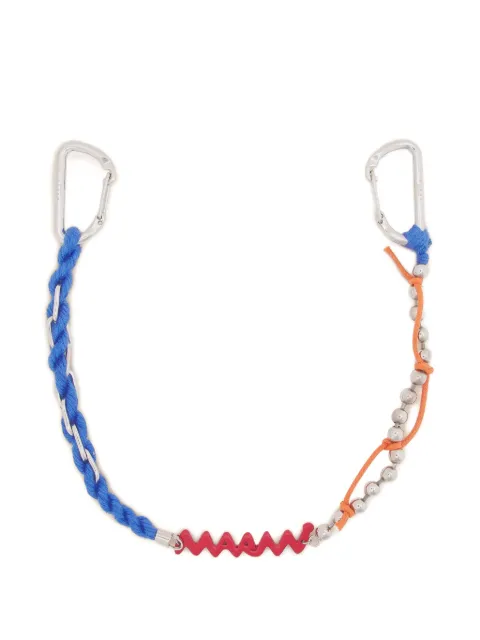 Marni enamel symbol double hook charm Blue PNMV0119A0M2000