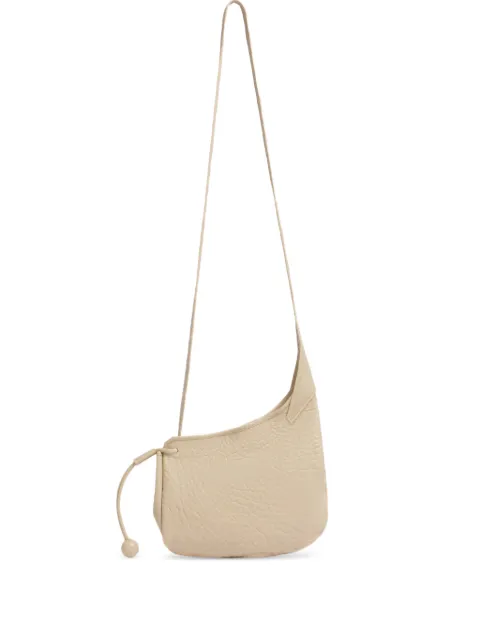 Marni leather drawcord crossbody bag Neutrals PHMO0043U0P8033