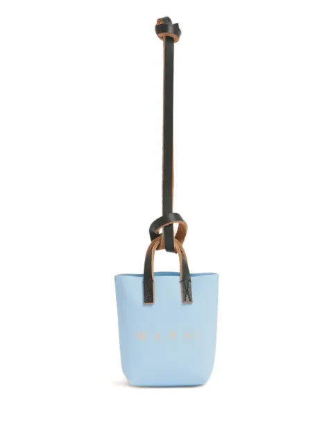 Marni micro tote bag charm Blue PCMO0060A0P8899