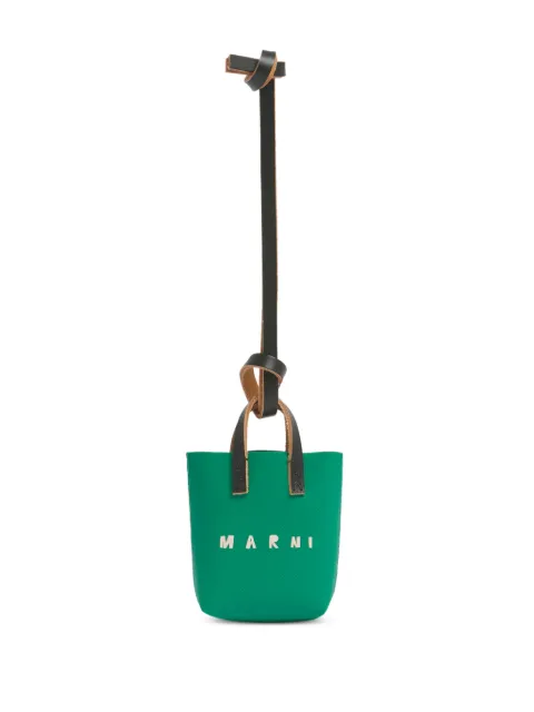 Marni micro tote bag charm Green PCMO0060A0P8899
