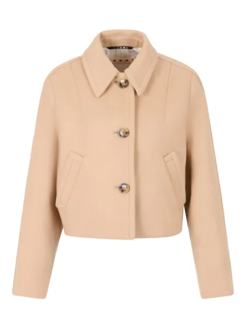 Marni buttoned jacket Neutrals GIMA0319SUUTW913