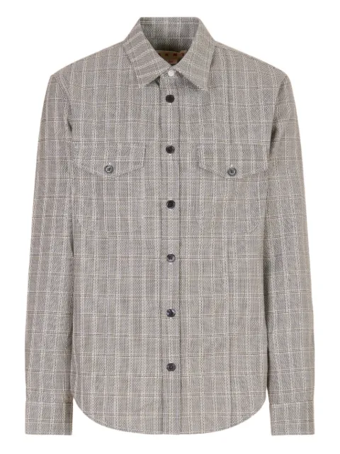 Marni flap-pocket shirt Grey CUMU0368X0UTWA45