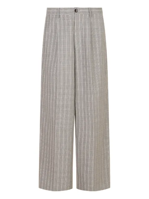 Marni checked wool pants with pleats Grey PUMU0327XUUTWA45