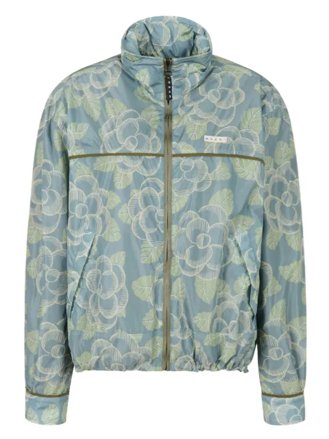 Marni floral jacket Blue JKMA0399UXUTN937