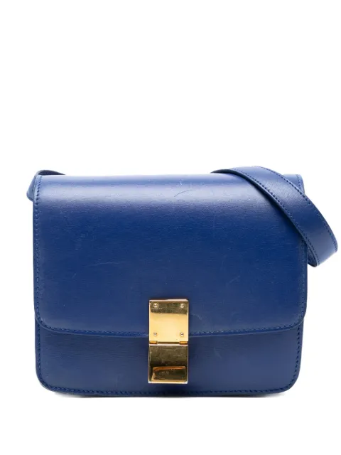 Celine Pre-Owned 2015 Small Calfskin Classic Box crossbody bag Blue ASYS6NZCCUPMV17M
