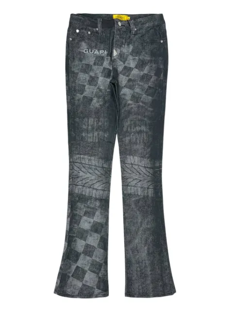 GUAPI Obsidian Black Racer jeans Black GOBRDV1