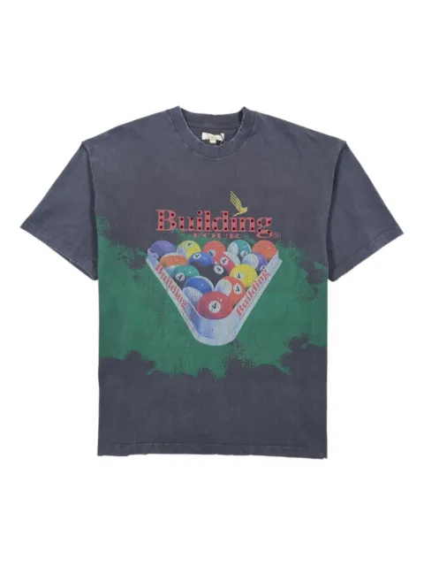 BLDG4 Billiard graphic T-Shirt Grey C518301
