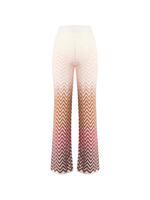 Missoni zigzag-patterned trousers White DS26SI0OBK01HE