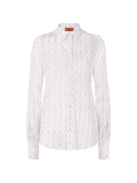 Missoni patterned shirt White DS26SJ0OBR015X