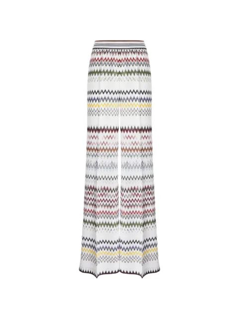 Missoni zigzag-pattern trousers White DS26SI09BR0150
