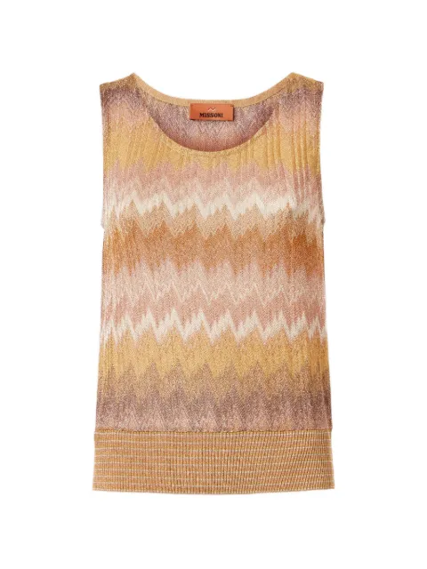 Missoni zigzag top Orange DS26SK0YBR014S