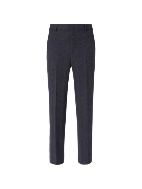 Missoni zigzag-pattern trousers Blue UC25WI00BR0122