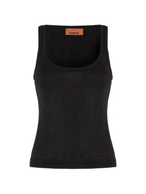 Missoni square-neck tank top Black DC26SK01BK01H3