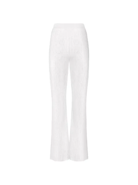 Missoni flared sequins trousers White DS26SI08BK01GH