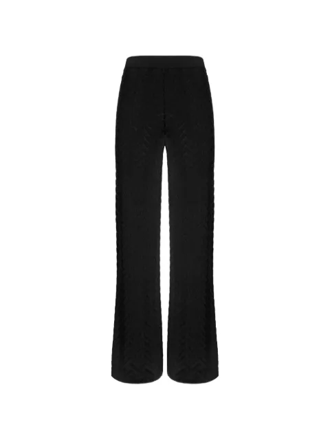 Missoni chevron trousers Black DC26SI01BK01H2
