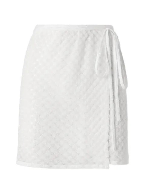 Missoni tie-waist pareo White MC24SH01BR014R
