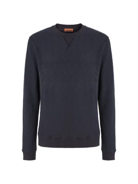 Missoni crew-neck sweatshirt Blue US26SW01BR014P