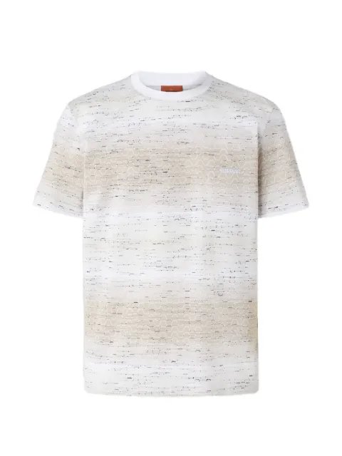 Missoni gradient printed T-shirt White US26SL04BJ00Q4