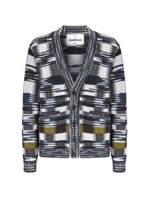 Missoni checked-pattern cardigan White US26SM0DBK01HV