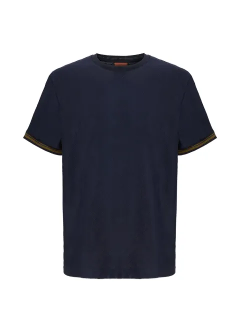 Missoni zigzag-design T-shirt Blue BS26SL01BJ00QM