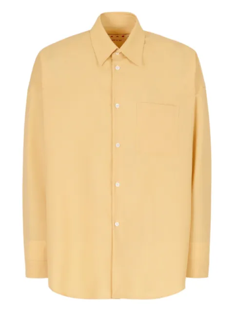 Marni buttoned pocket shirt Yellow CUMU0061A3UTW839