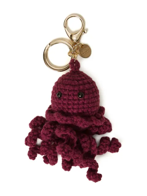 TWINSET octopus crochet keyring Purple 261TH7047