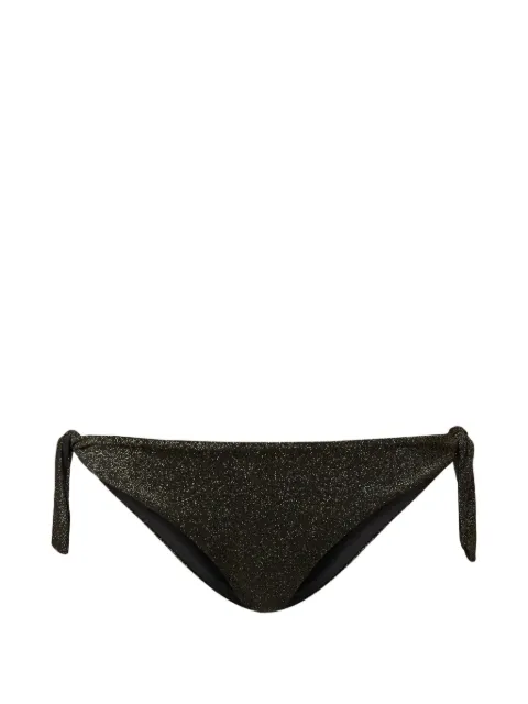 TWINSET bikini thong with lurex Black 261LBME88