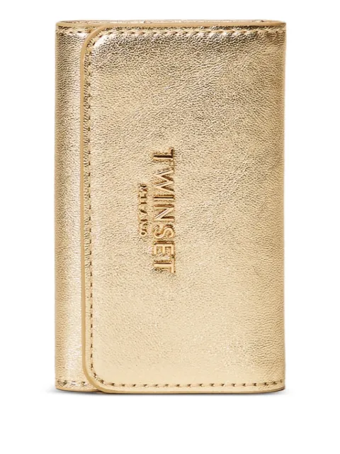 TWINSET key ring pouch with logo Gold 261TH7039