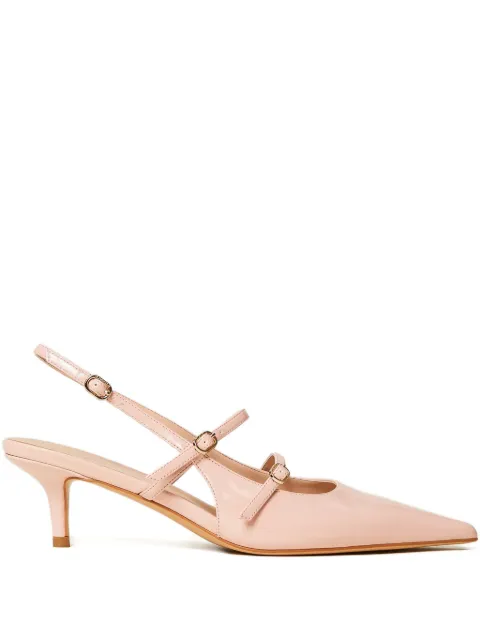 TWINSET sling back court shoes with straps Pink 261TCP044