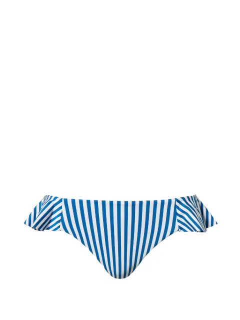 TWINSET striped jacquard brazilian bikini bottoms Blue 261LMMC77