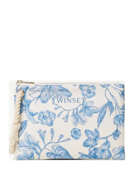 TWINSET canvas clutch Neutrals 261LM8AJJ