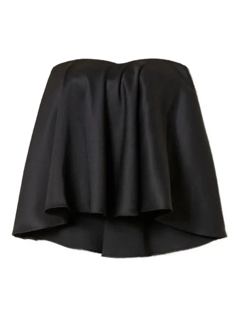 TWINSET satin bustier top Black 261TP2254