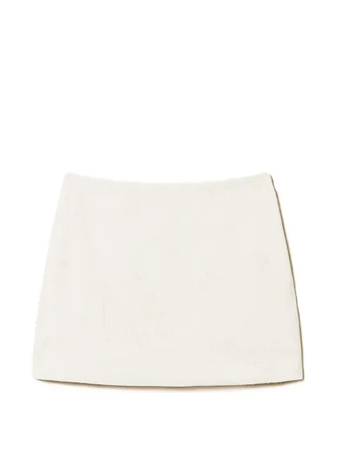 TWINSET embroidered miniskirt White 261TE2022