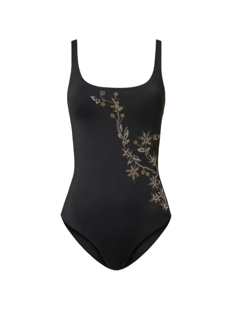 TWINSET one-piece swimsuit with studs Black 261LBMA01