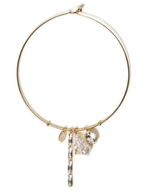 TWINSET rigid necklace with pendants Gold 261TA4050