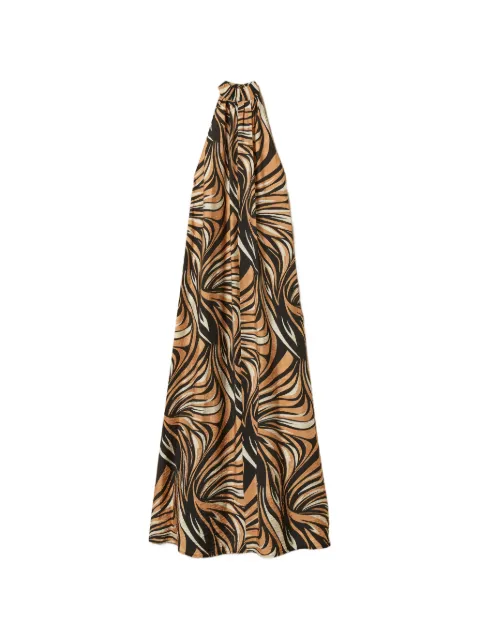 TWINSET graphic-print maxi dress Neutrals 261LB2REE