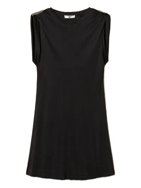 TWINSET short dress with sequin embroidery Black 261LB2SBB