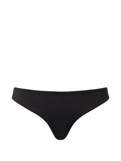 TWINSET brazilian bikini briefs with logo Black 261LBMG77