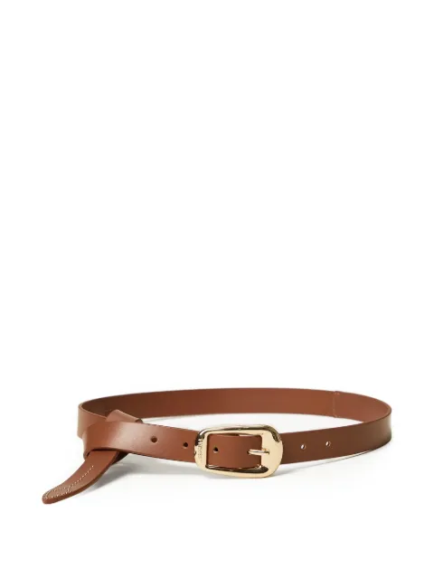 TWINSET studded leather belt Brown 261TA4170