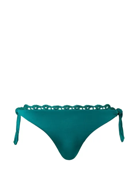 TWINSET bikini thong with crochet detail Green 261LMME88