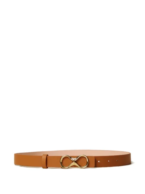 TWINSET logo-buckle reversible leather belt Brown 261TA4440